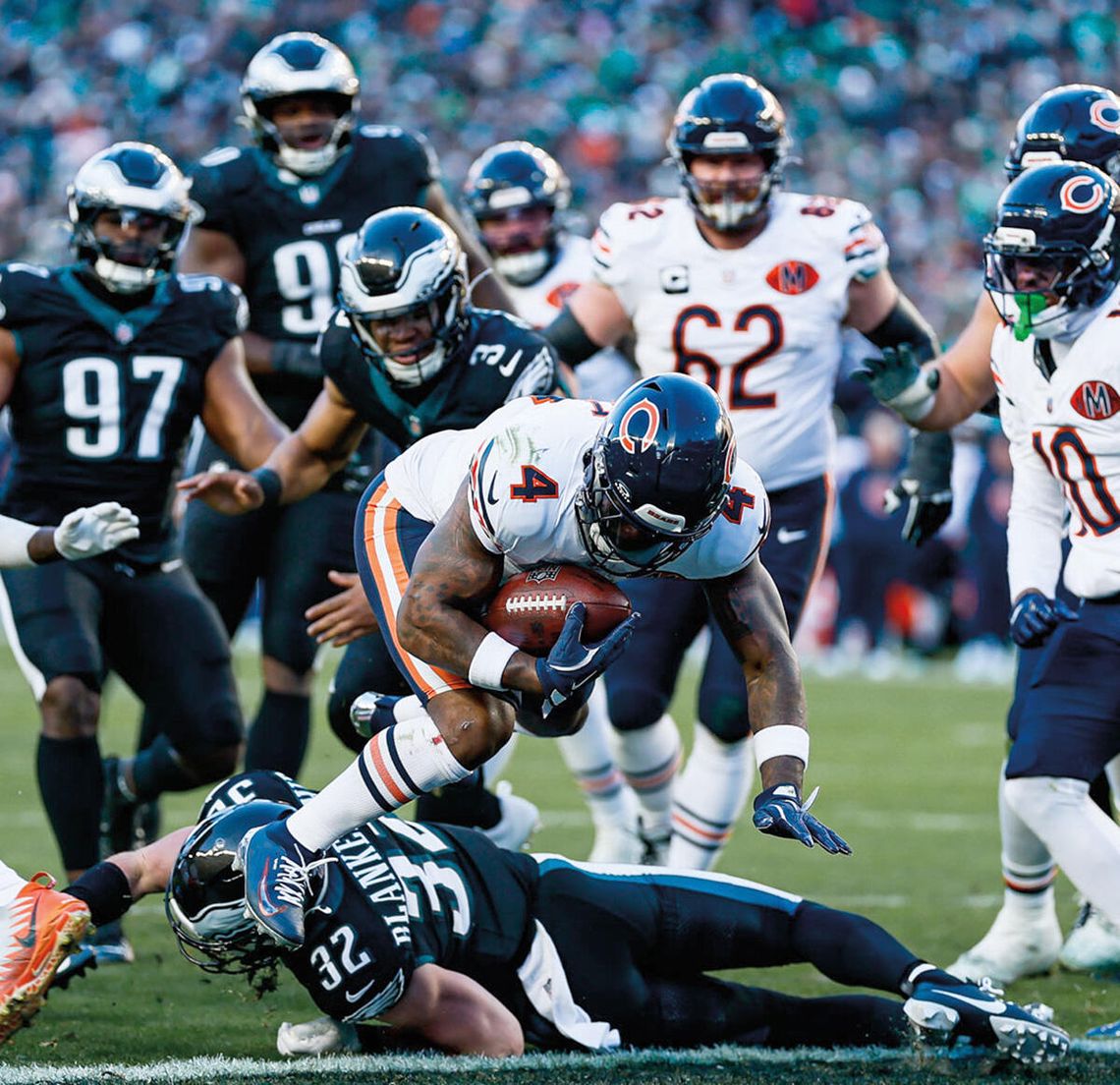 Dziewiąte zwycięstwo Bears: zdobywca Super Bowl upokorzony