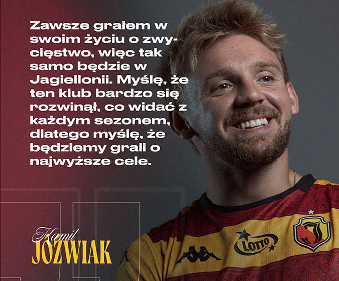 Ekstraklasa - Kamil Jóźwiak podpisał kontrakt z Jagiellonią