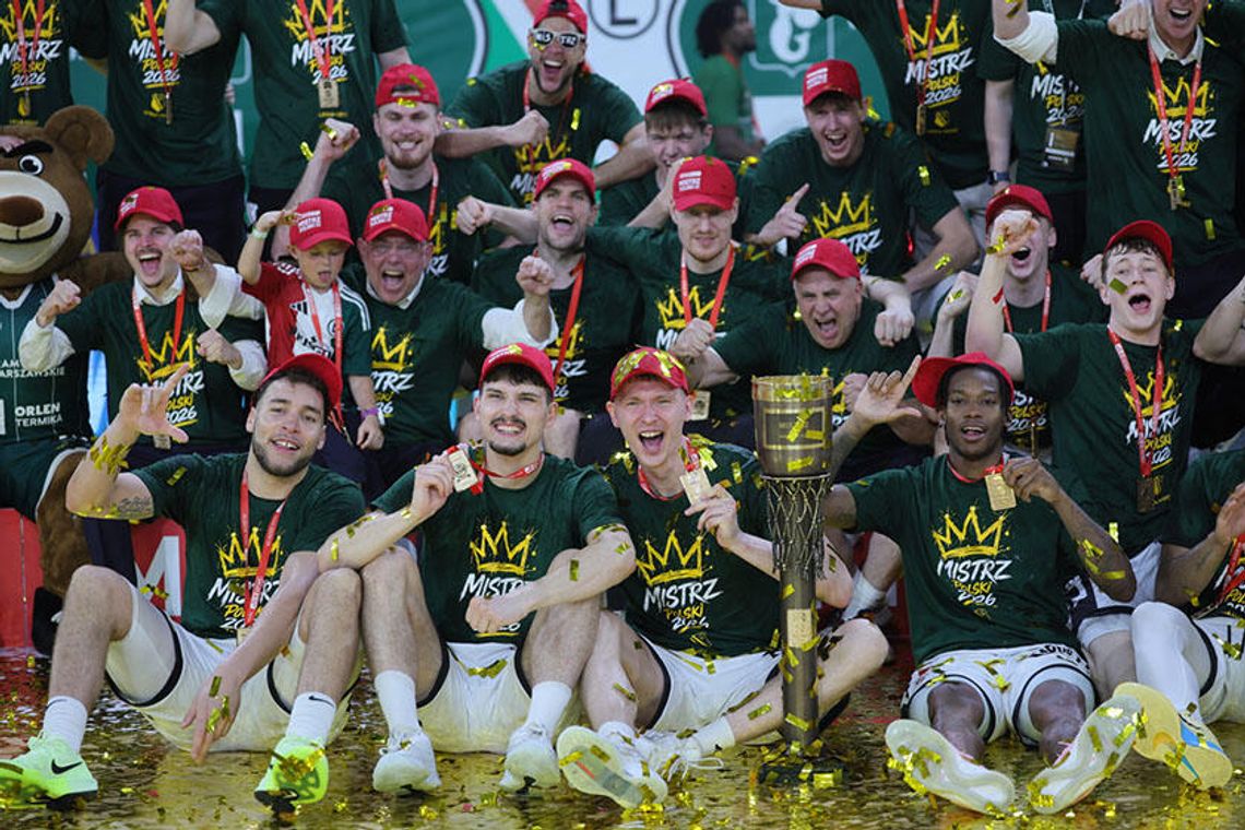 Ekstraklasa koszykarzy - Legia obroniła tytuł mistrza Polski Ekstraklasa koszykarzy - Legia obroniła tytuł mistrza Polski