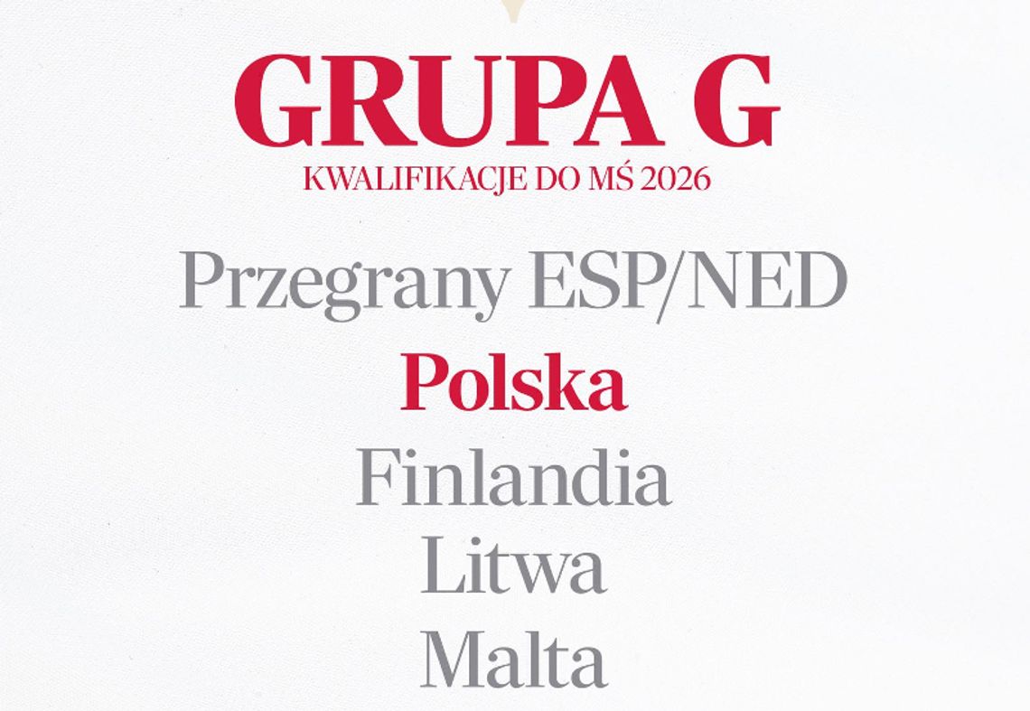 El. MŚ 2026 - biało-czerwoni poznali rywali, w marcu rozpoczną zmagania
