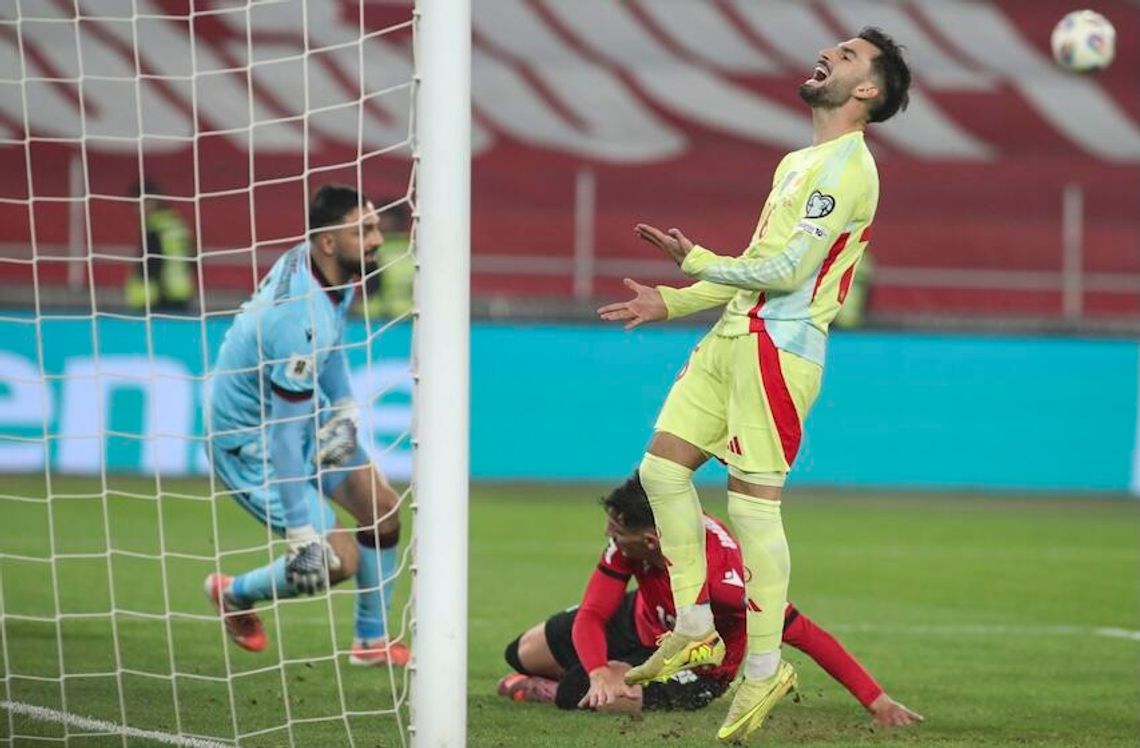 El. MŚ 2026 - Hiszpania i Belgia blisko awansu, niespodzianka w Kopenhadze El. MŚ 2026 - Hiszpania i Belgia blisko awansu, niespodzianka w Kopenhadze