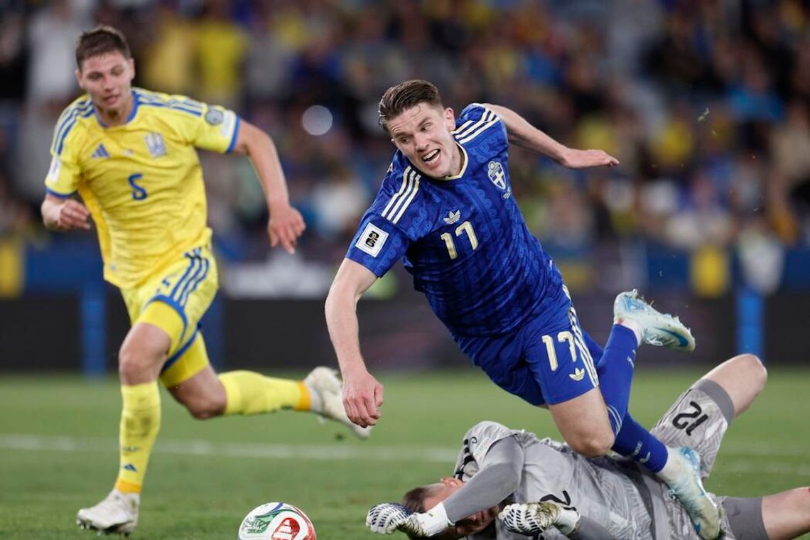 El. MŚ 2026 - Szwecja wygrała z Ukrainą, hat-trick Gyokeresa