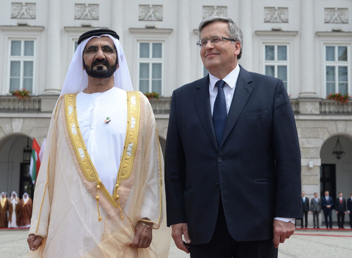 Emir Dubaju w Polsce (ZOBACZ ZDJĘCIA)