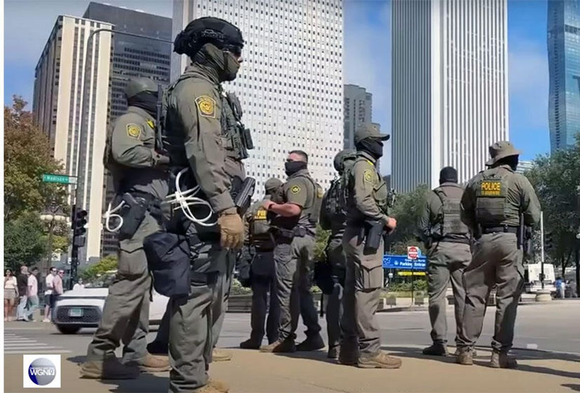 Federalni agenci w centrum Chicago, prezydent Trump grozi dalszymi krokami (WIDEO)