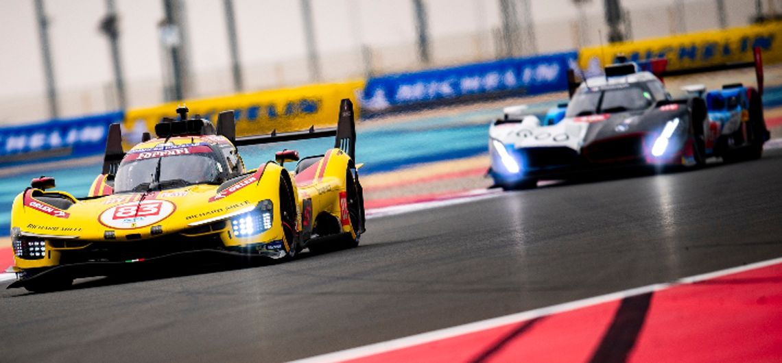 FIA WEC 2024 - Kubica drugi w Katarze, trzy Ferrari na podium