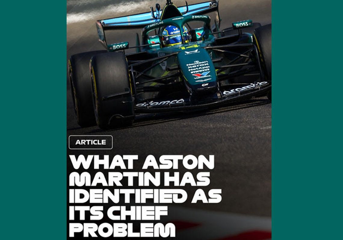 Formuła 1 - poważne problemy Aston Martina przed GP Australii