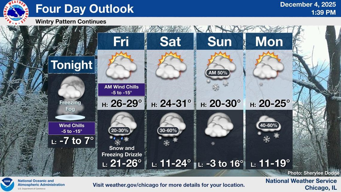 Gdzie schronić się przed mrozem w Chicago?