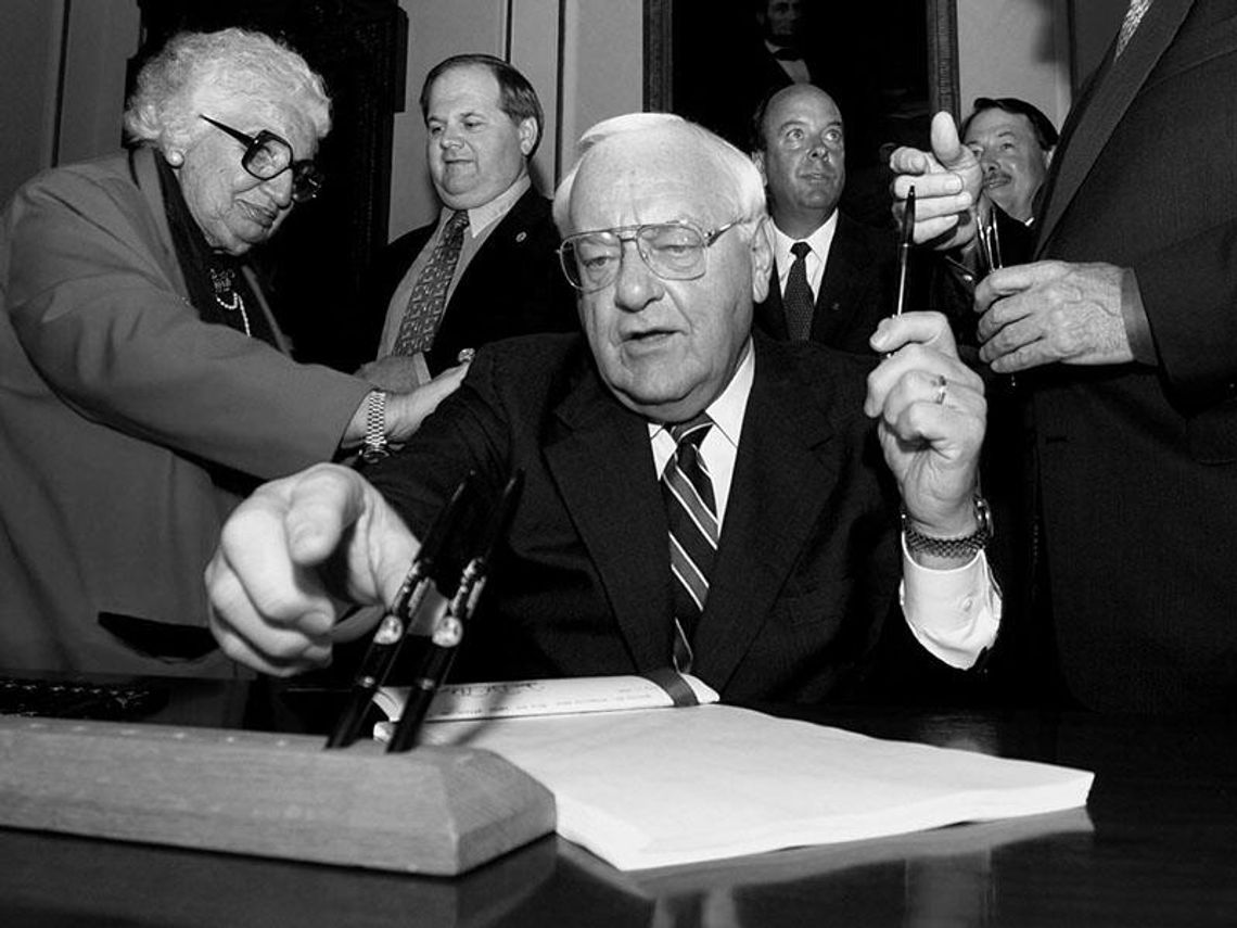 George Ryan, były gubernator Illinois, zmarł w wieku 91 lat