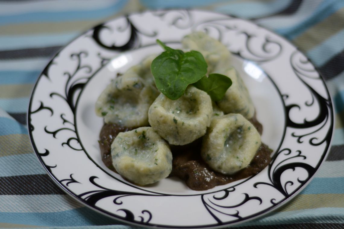 Gnocchi z serem ricotta i szpinakiem