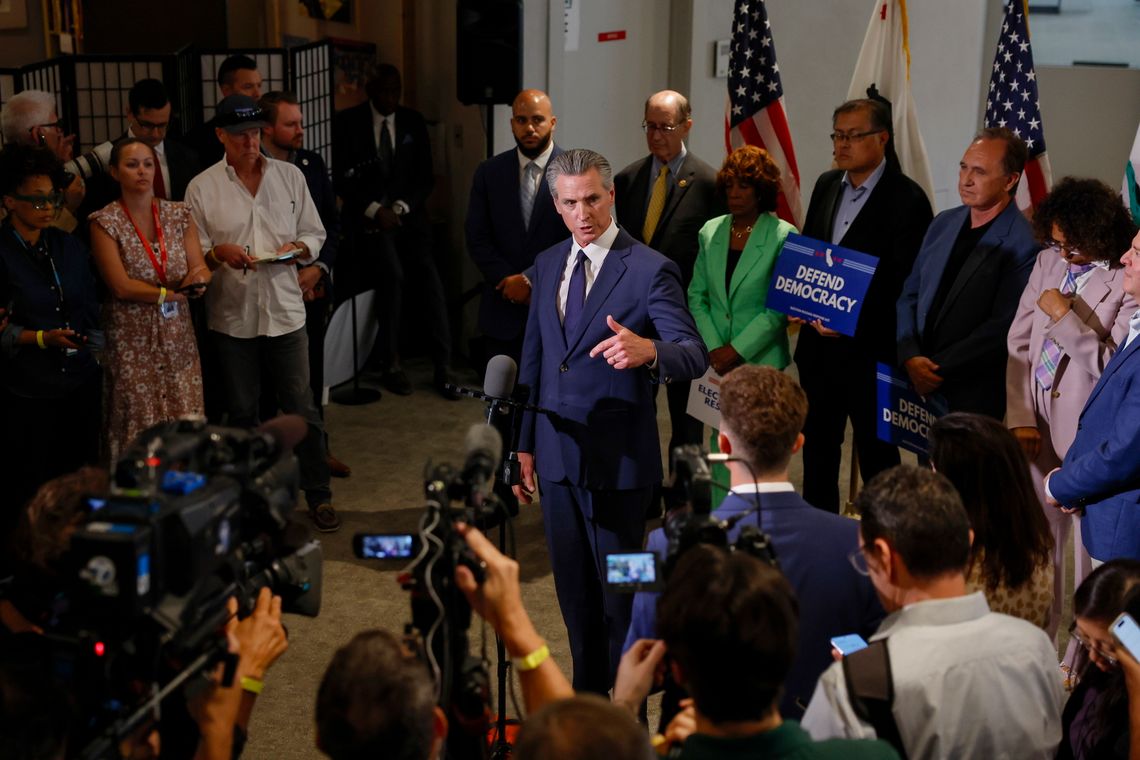 Gubernator Kalifornii podpisał ustawy w sprawie zmiany granic okręgów wyborczych