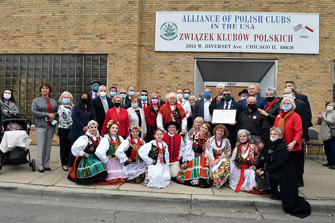 Honorowa ulica Związku Klubów Polskich w Chicago