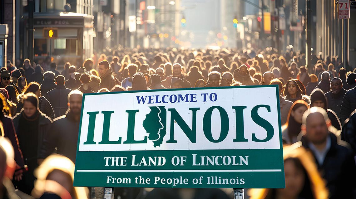 Illinois bez ubytku mieszkańców i pozostaje 6. najludniejszym stanem