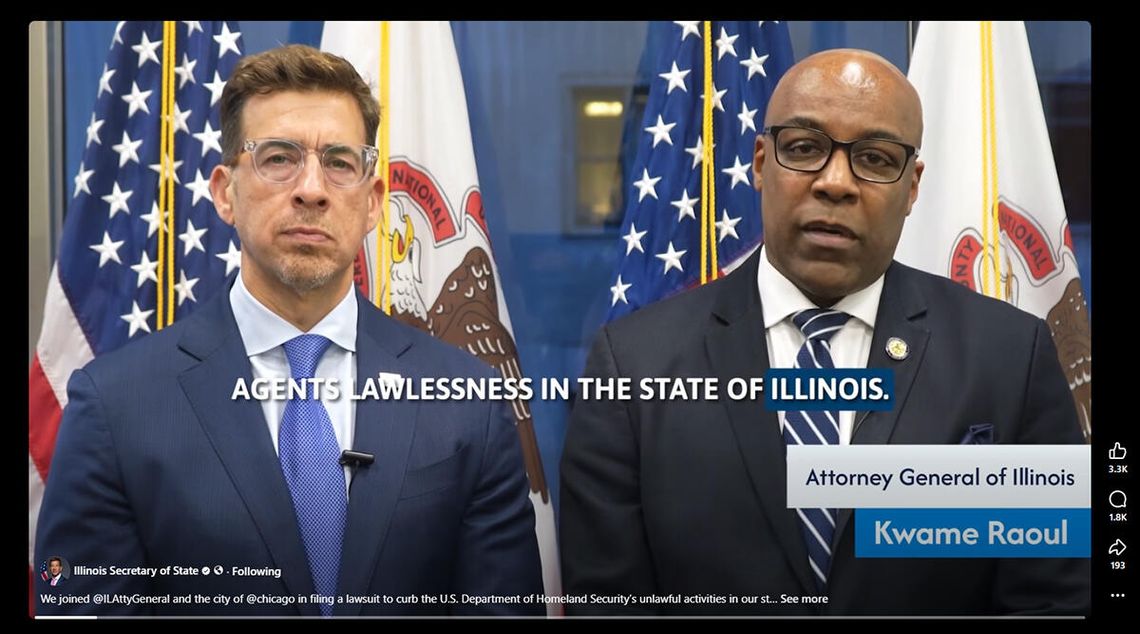 Illinois pozwało DHS za nielegalne manipulowanie tablicami rejestracyjnymi