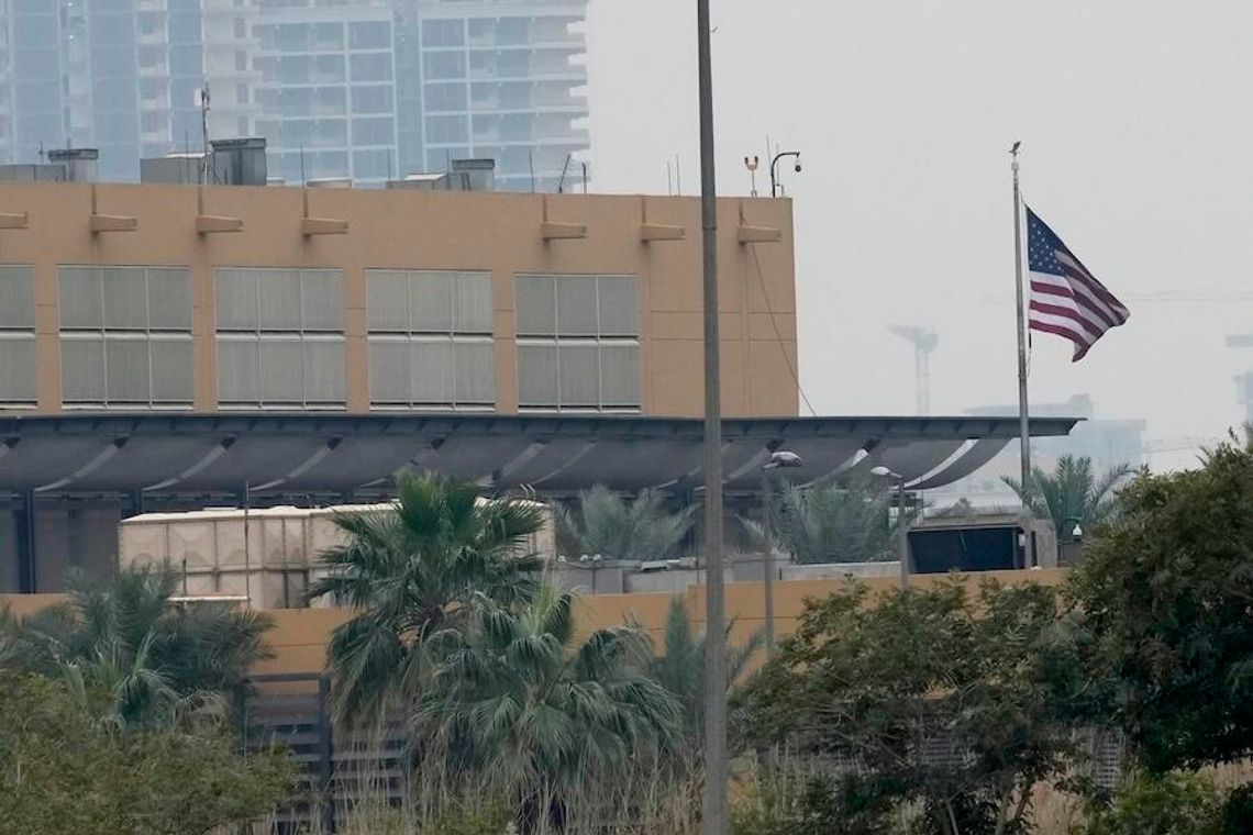 Irański ostrzał ambasady USA w Bagdadzie