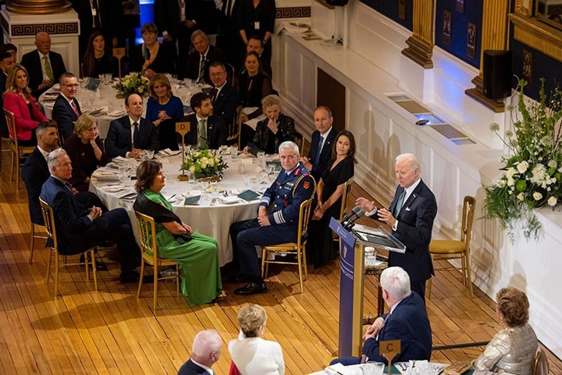 Irlandia. Prezydent Biden: Irlandia i USA wspólnie sprzeciwiają się brutalnej rosyjskiej agresji