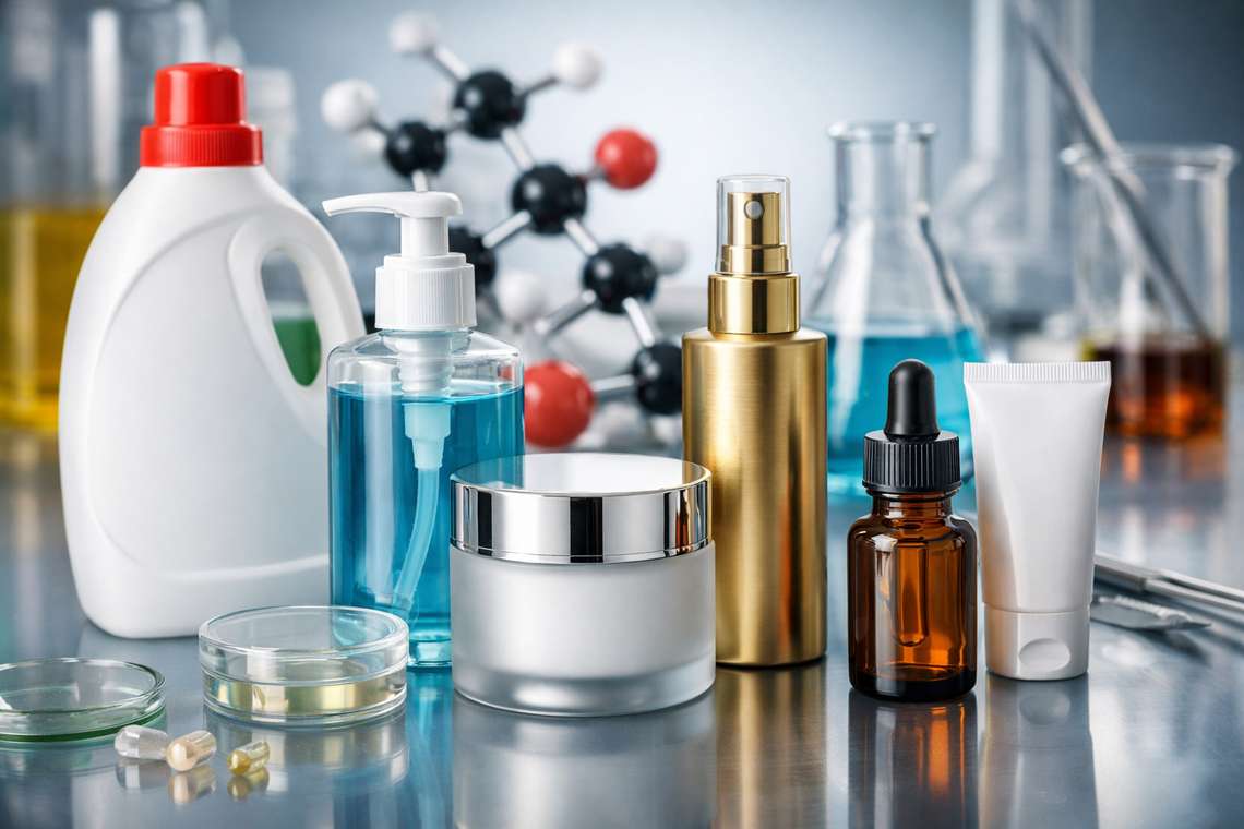 Jak dobrać opakowanie do nowego produktu chemicznego lub kosmetycznego?