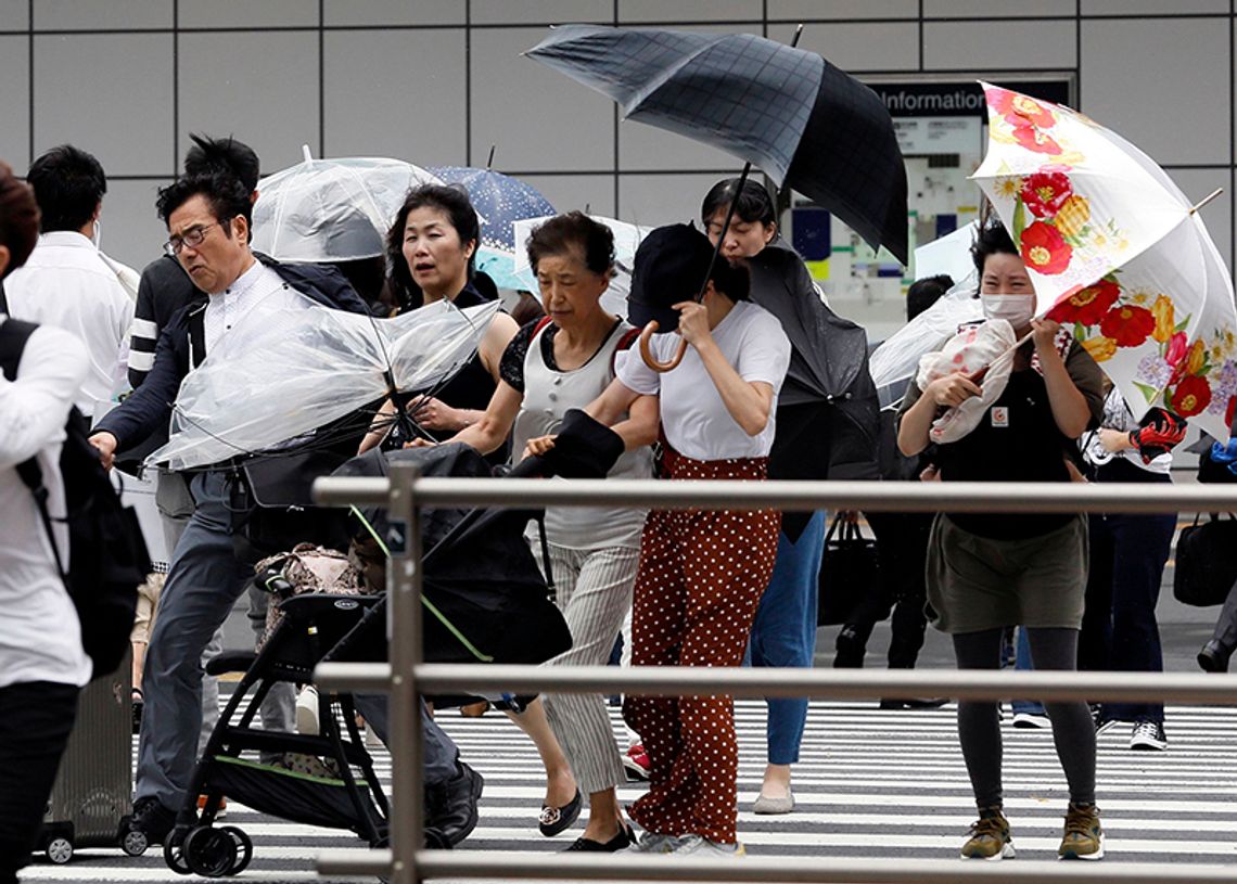 Japonia. Siedem ofiar tajfunu Jebi (ZDJĘCIA)