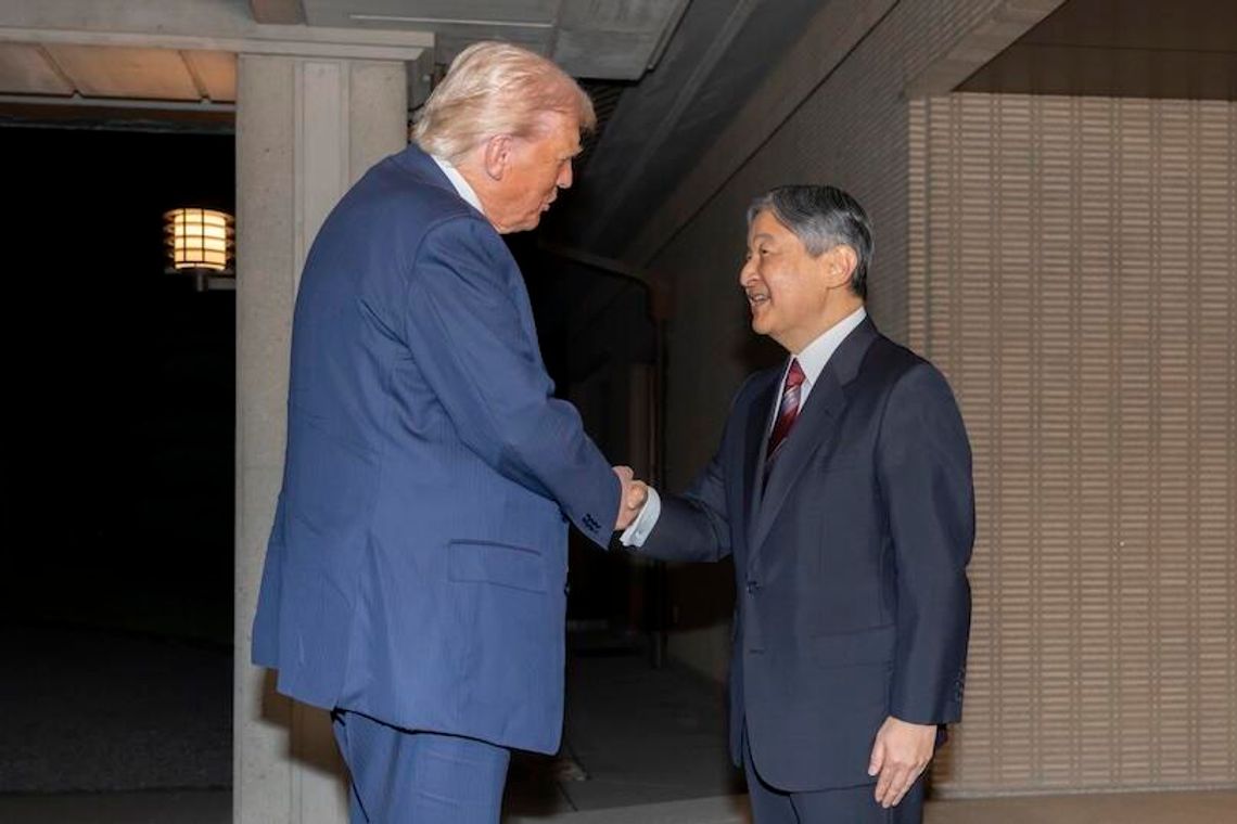 Japonia. Trump rozpoczął wizytę w Tokio od spotkania z cesarzem Japonia. Trump rozpoczął wizytę w Tokio od spotkania z cesarzem