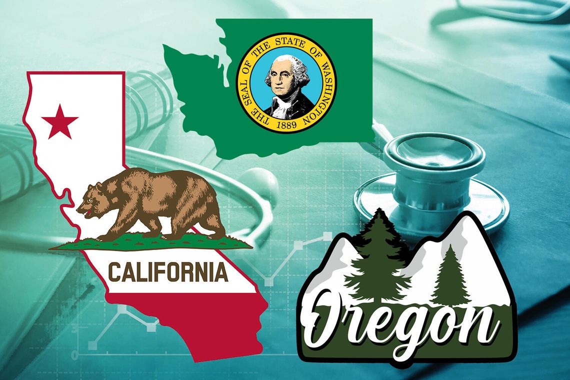 Kalifornia, Oregon i stan Waszyngton zawarły „Pakt zdrowotny Zachodniego Wybrzeża”