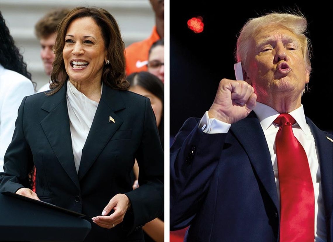 Kamala Harris rzuca wyzwanie Donaldowi Trumpowi