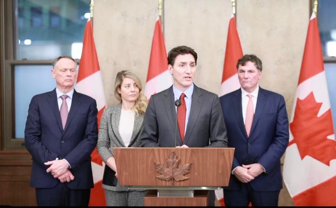 Kanada. Trudeau zapowiada cła odwetowe na towary amerykańskie