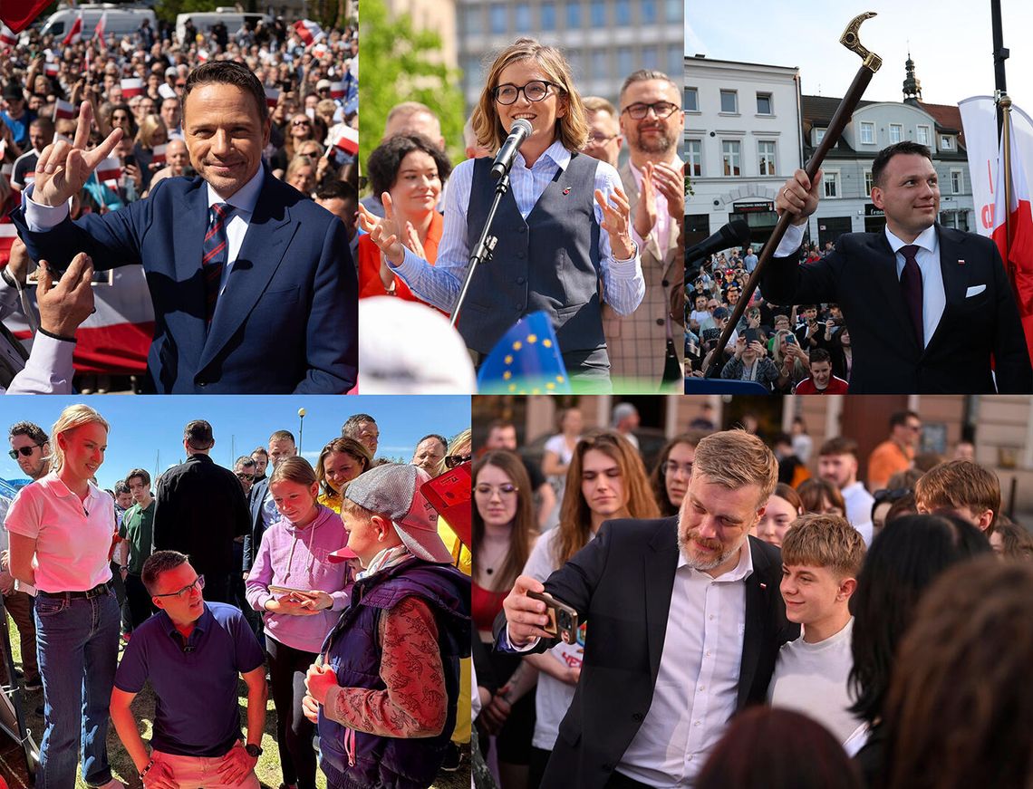Kandydaci na prezydenta 1 maja mówili o prawach pracowniczych, przypominali rewolucję Solidarności