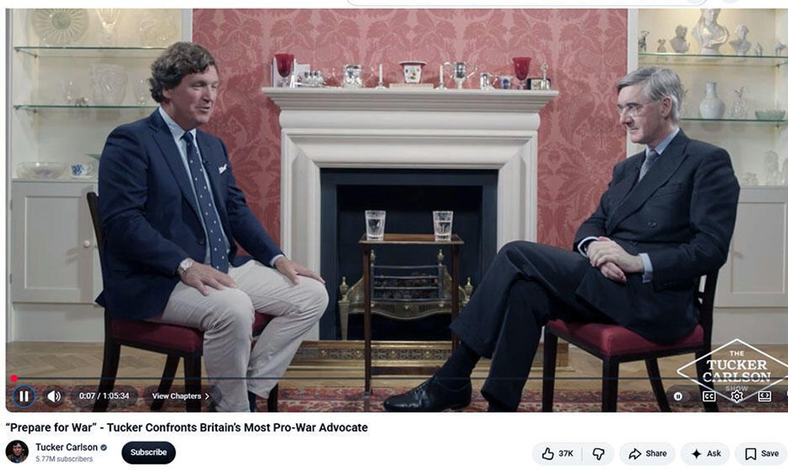 Ambasada RP w Waszyngtonie żąda przeprosin od Tuckera Carlsona za obronę napaści Hitlera na Polskę (WIDEO)