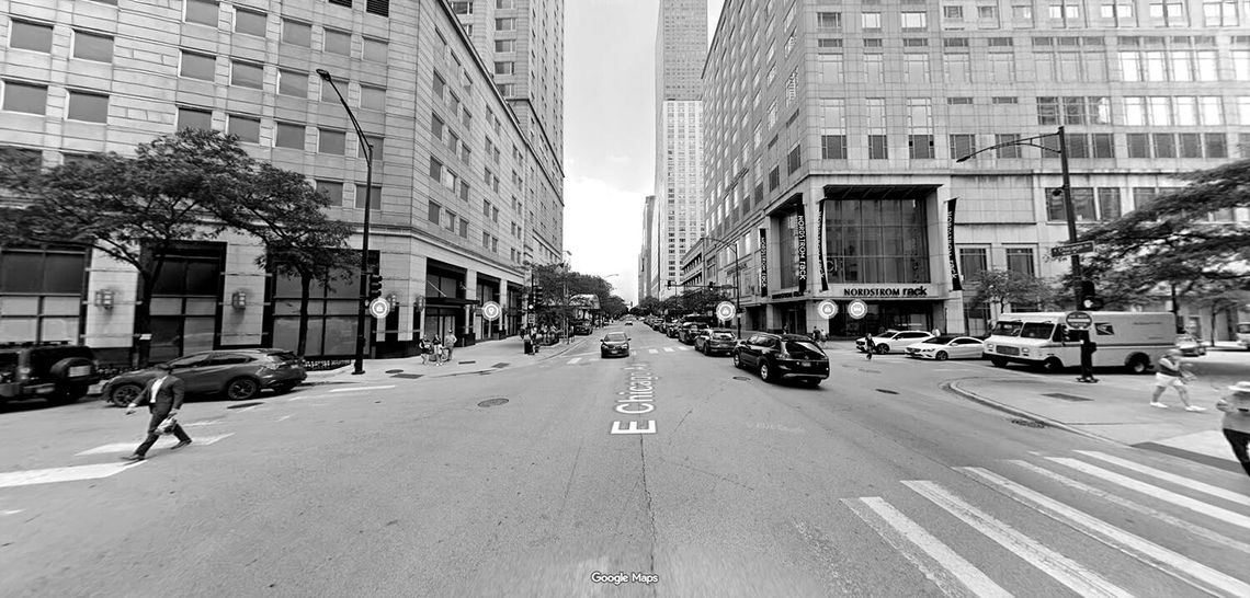 Kobieta przechodzień przypadkową ofiarą strzelaniny w centrum Chicago