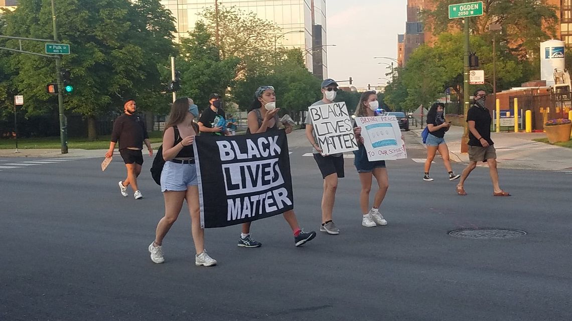 Kolejny pokojowy protest w Chicago