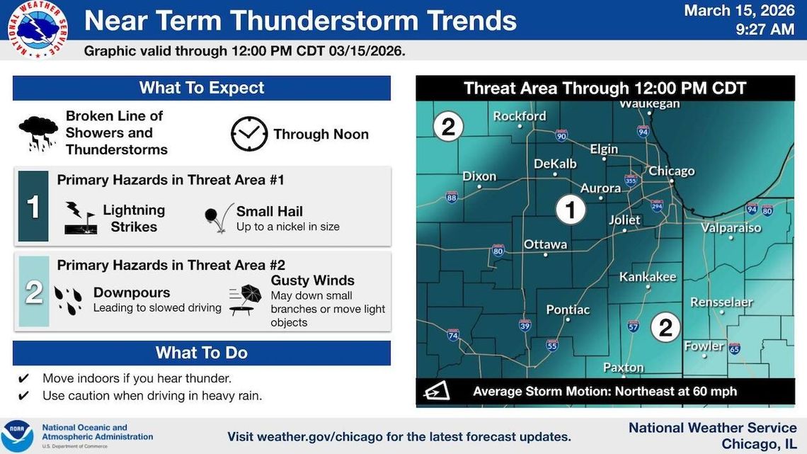Kolejny układ burzowy nadciąga nad Chicago z wichurą i śniegiem Kolejny układ burzowy nadciąga nad Chicago z wichurą i śniegiem