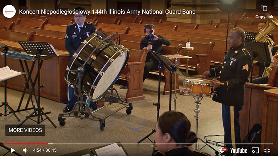 Koncert Niepodległościowy 144. Illinois Army National Guard Band