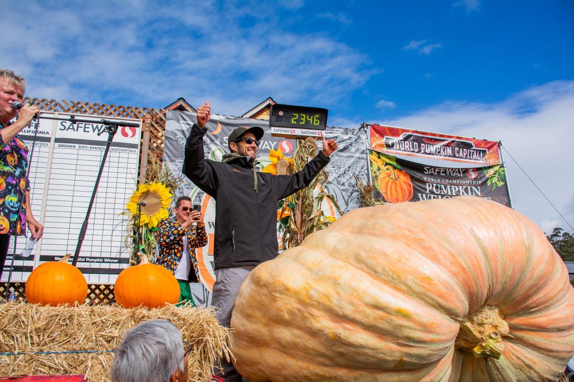 Konkurs na największą dynię wygrał okaz ważący ponad tonę