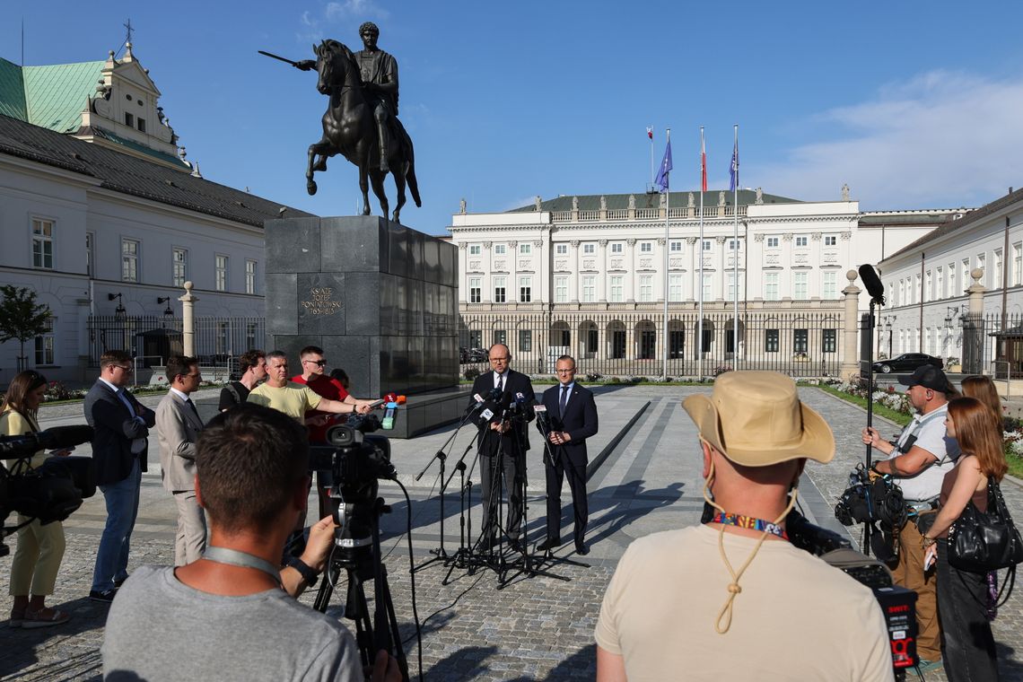 KPRP: prezydent Karol Nawrocki reprezentował Polskę podczas wideorozmowy z udziałem prezydenta USA