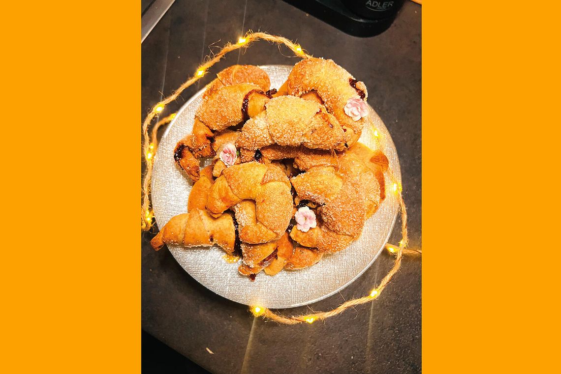 Kruche rogaliki z 2 składników