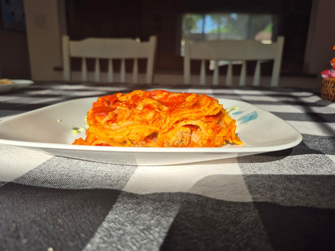 Lazania z indyka i kalafiorem