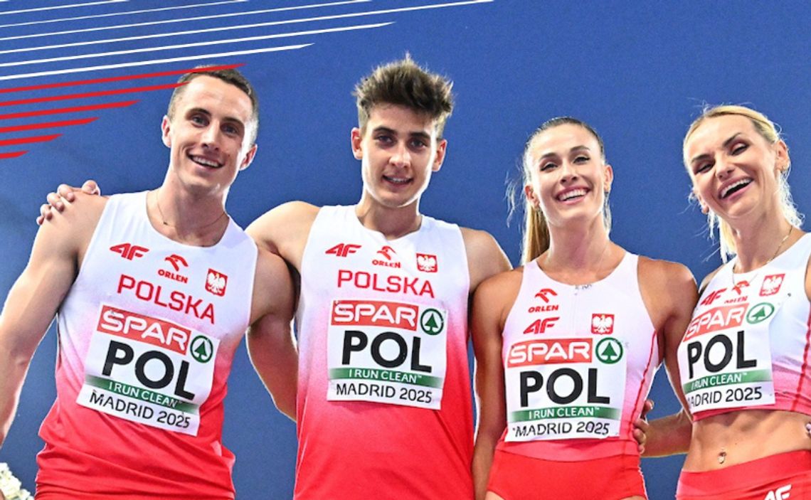 Lekkoatletyczne DME - drugie miejsce Polaków w Madrycie, rekord sztafety mieszanej 4x400 m