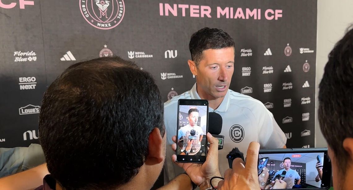 Lewandowski z Fire w Miami (WIDEO) Lewandowski z Fire w Miami (WIDEO)