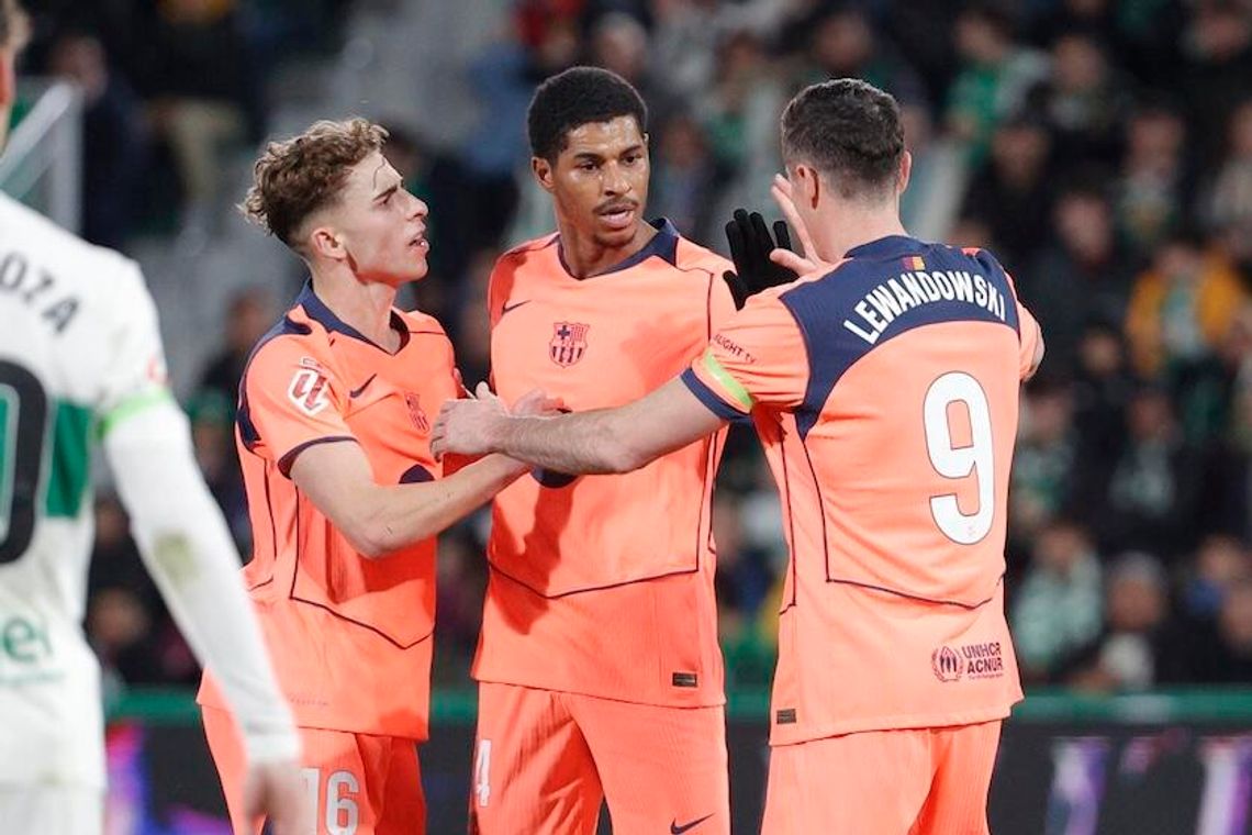 Liga hiszpańska - 18. wygrana Barcelony, Lewandowski grał ostatnie pół godziny