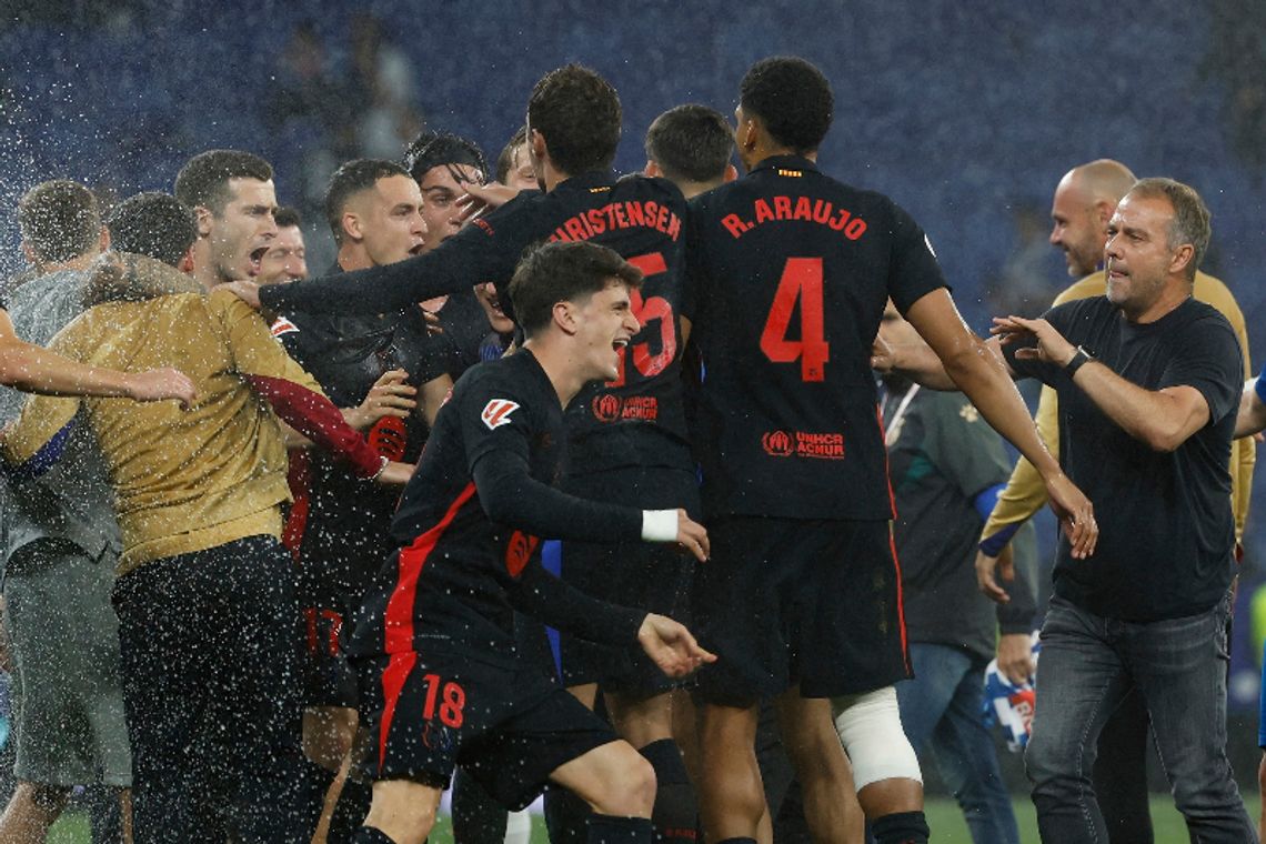 Liga hiszpańska - Barcelona pewna tytułu po zwycięstwie w derbach