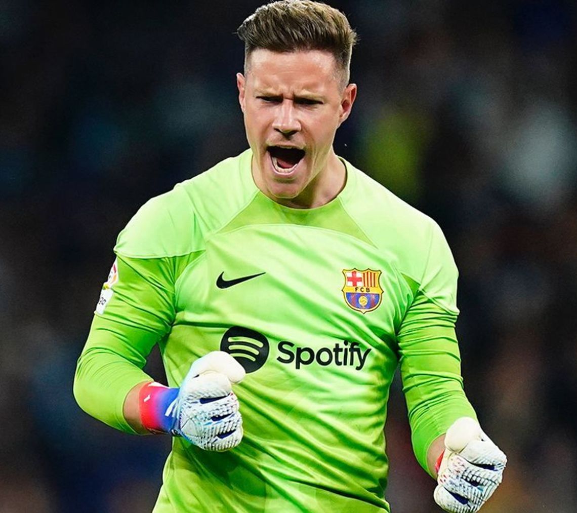 Liga hiszpańska - Flick: ter Stegen zagra z Valladolid zamiast Szczęsnego