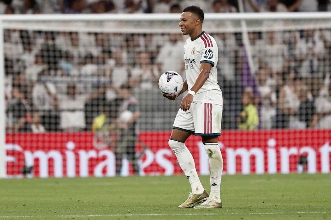 Liga hiszpańska - wygrana Realu Madryt, hat-trick Mbappe Liga hiszpańska - wygrana Realu Madryt, hat-trick Mbappe