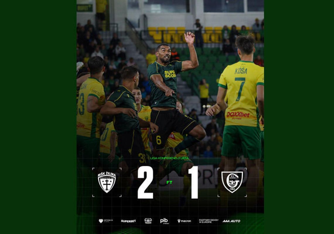 Liga Konferencji  – GKS przegrał z Żiliną