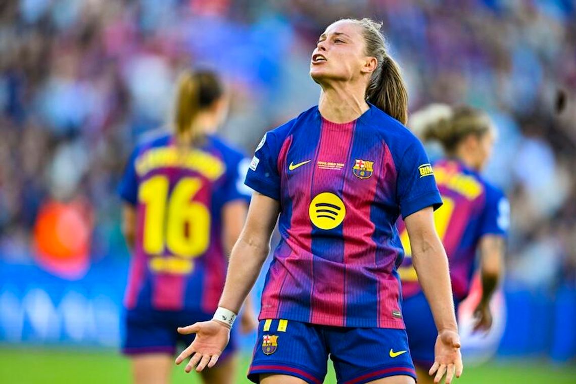 Liga Mistrzyń - dwa gole Pajor w finale, triumf Barcelony
