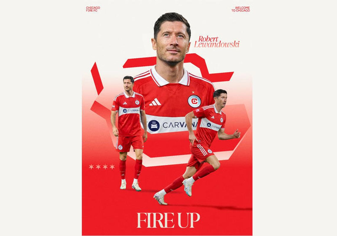 Liga MLS - we wtorek oficjalna prezentacja Lewandowskiego w Chicago Fire Liga MLS - we wtorek oficjalna prezentacja Lewandowskiego w Chicago Fire