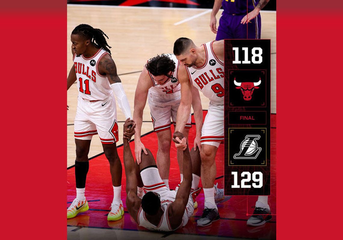 Liga NBA - 46 punktów Doncicia, Lakers wygrali w Chicago