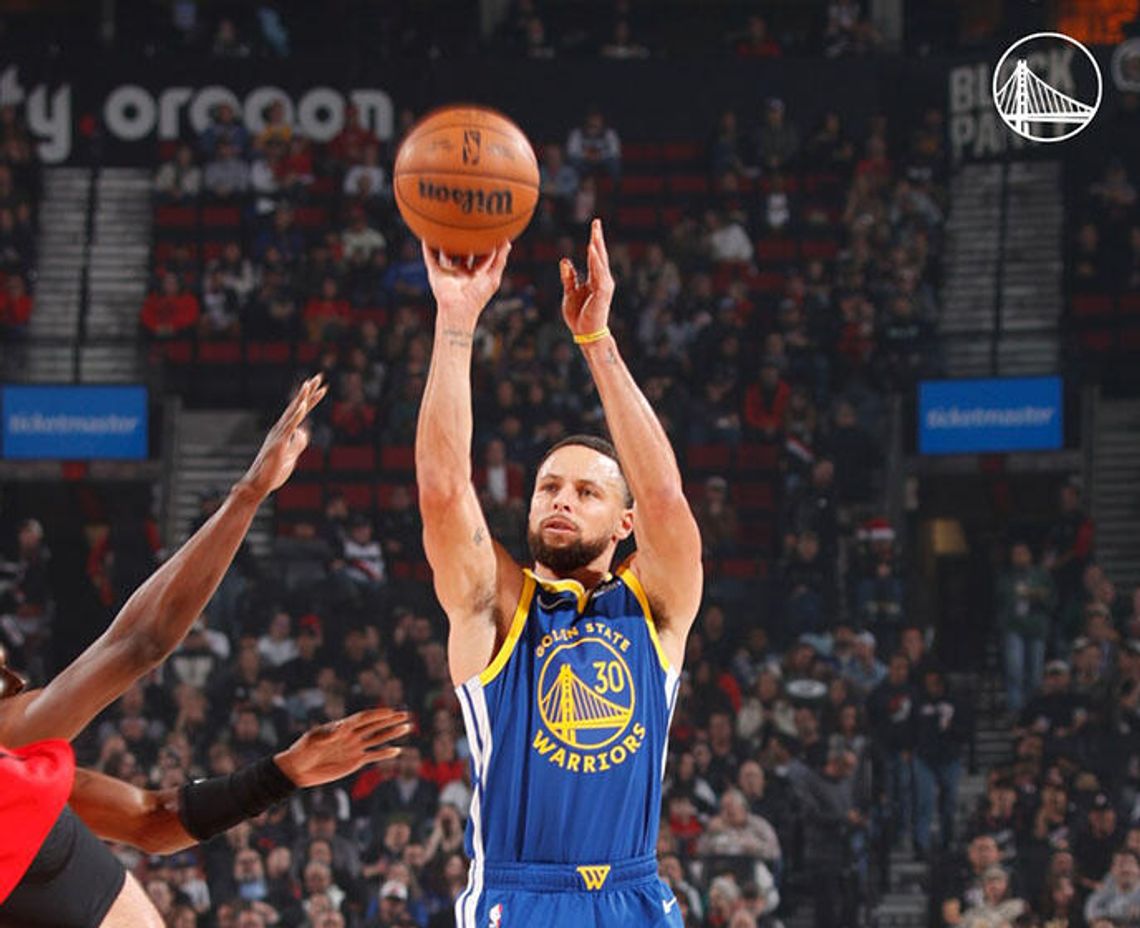 Liga NBA - 48 punktów Curry’ego nie pomogło Warriors wygrać w Portland Liga NBA - 48 punktów Curry’ego nie pomogło Warriors wygrać w Portland