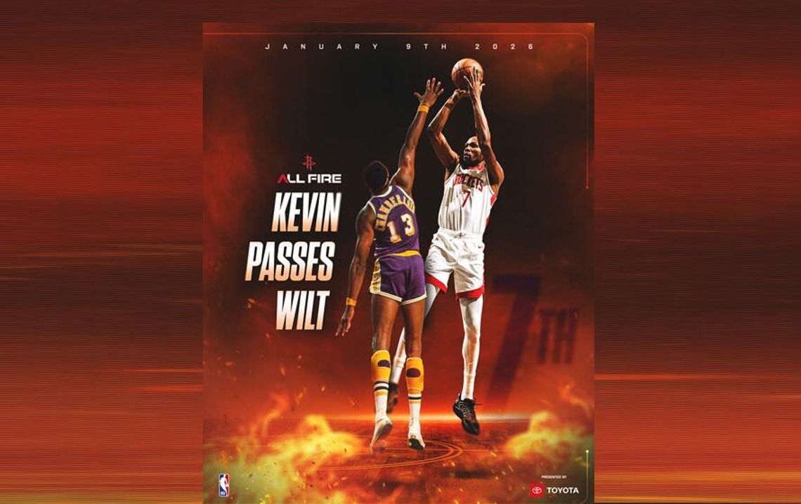 Liga NBA - Durant siódmy w klasyfikacji strzelców wszech czasów