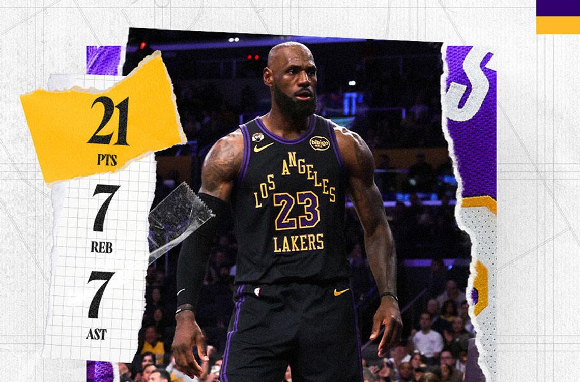 Liga NBA - historyczny wyczyn LeBrona Jamesa