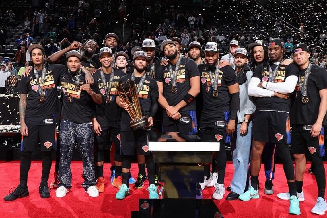 Liga NBA - Knicks pokonali Spurs w finale rozgrywek pucharowych