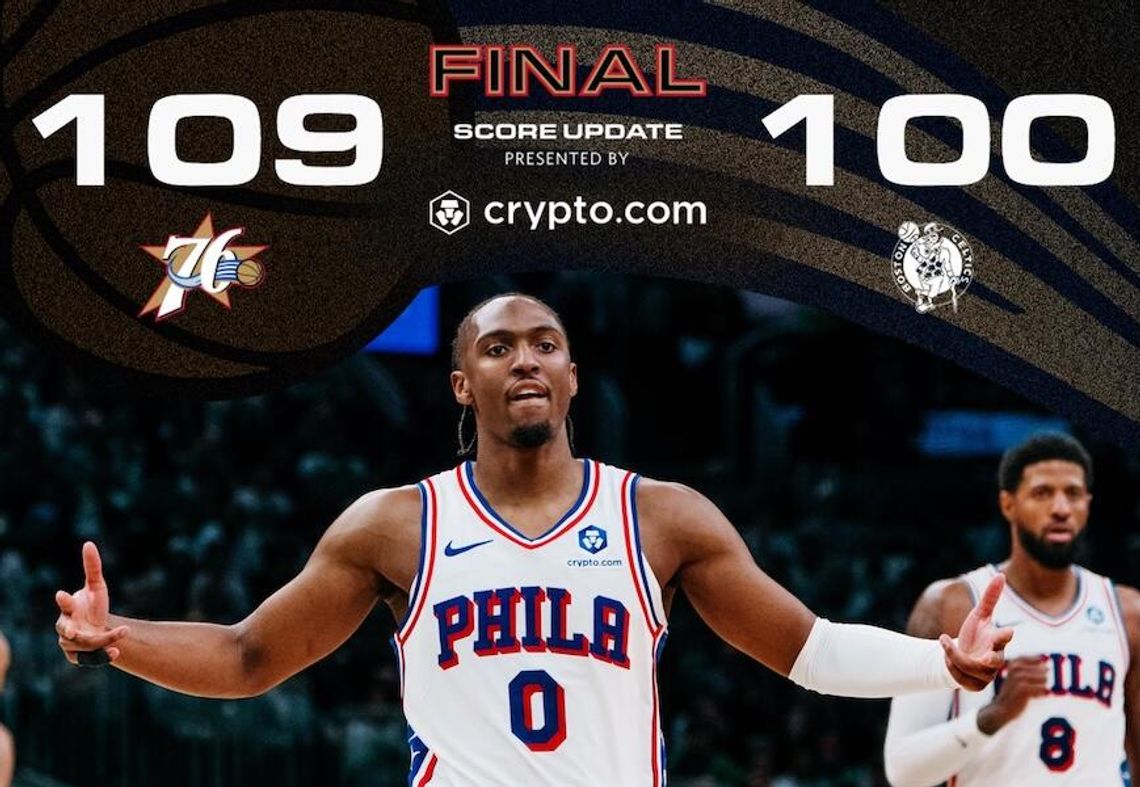 Liga NBA - koszykarze Philadelphia 76ers wyeliminowali Boston Celtics